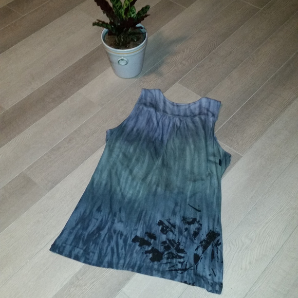Parsley & Sage Tank Top Blue/Grey – Size M - Picture 2 of 4